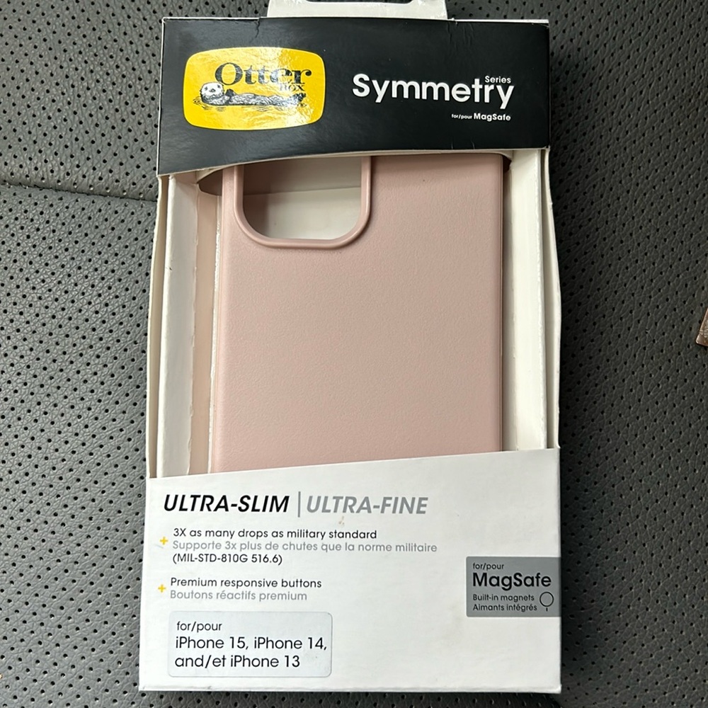 New in box Otterbox Symmetry MagSafe for iPhone 15/14/14 Ballet Shoes color